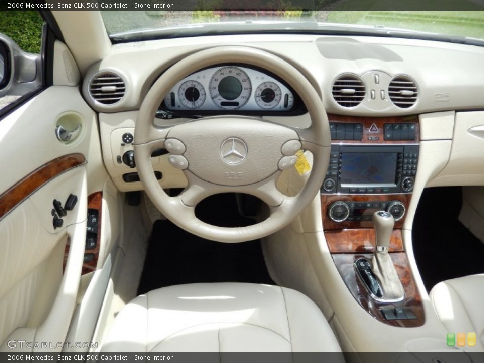 Stone Interior Steering Wheel for the 2006 Mercedes-Benz CLK 500 Cabriolet #84507786