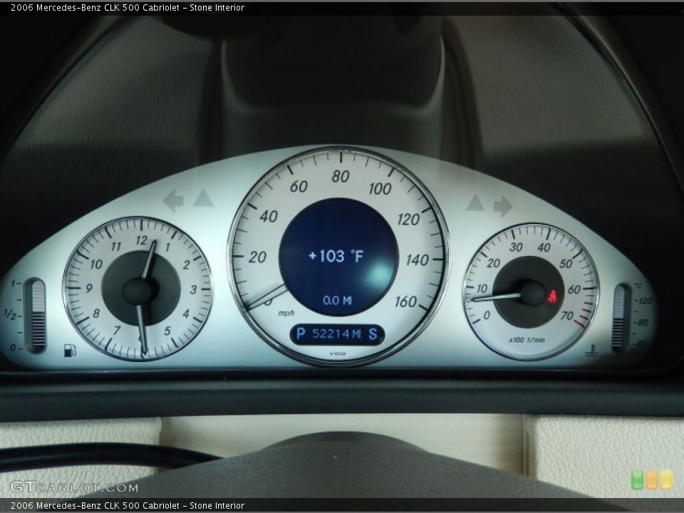 Stone Interior Gauges for the 2006 Mercedes-Benz CLK 500 Cabriolet #84507801