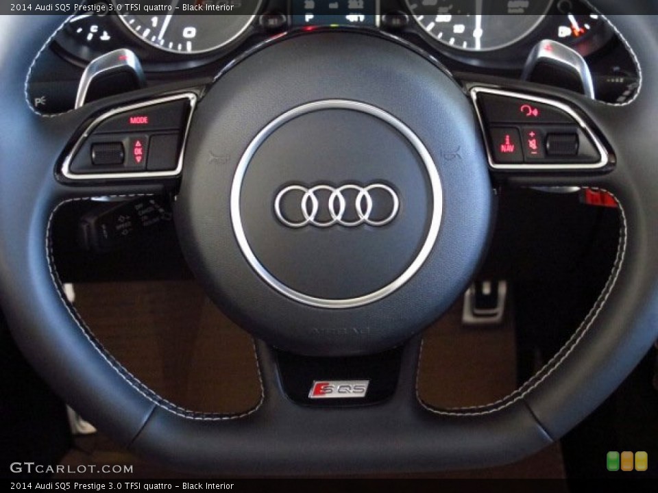 Black Interior Controls for the 2014 Audi SQ5 Prestige 3.0 TFSI quattro #84507993