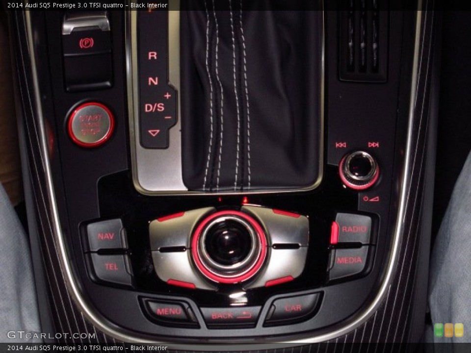Black Interior Controls for the 2014 Audi SQ5 Prestige 3.0 TFSI quattro #84508011