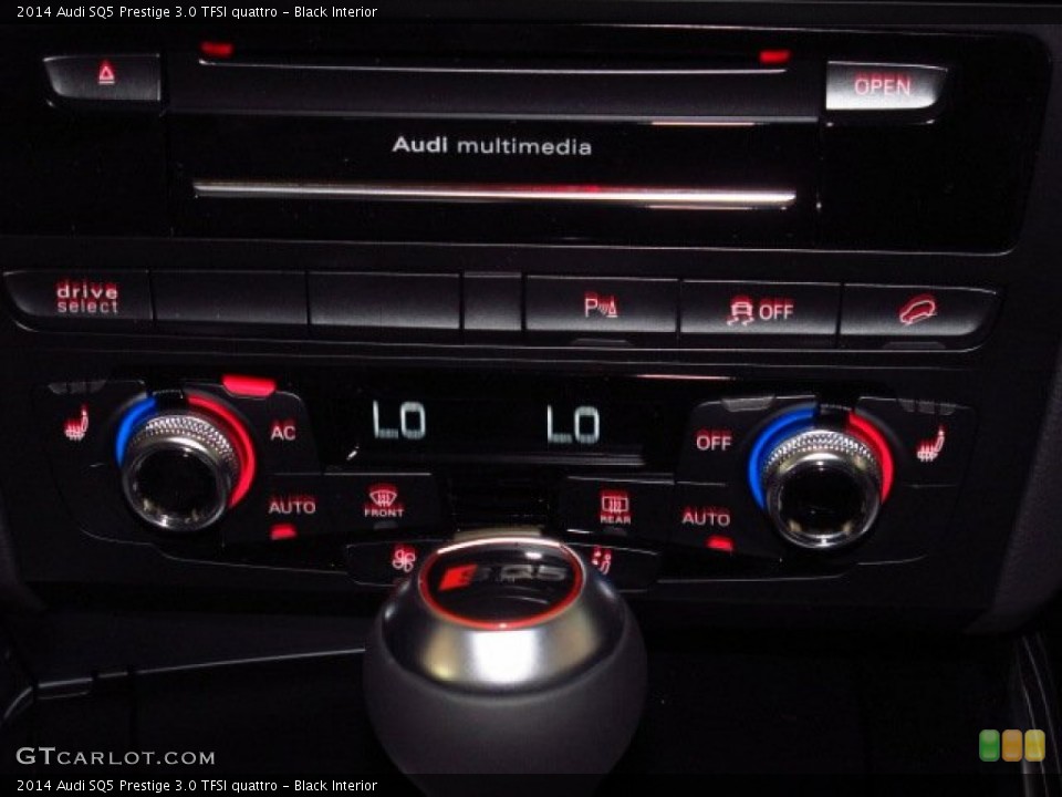 Black Interior Controls for the 2014 Audi SQ5 Prestige 3.0 TFSI quattro #84508032
