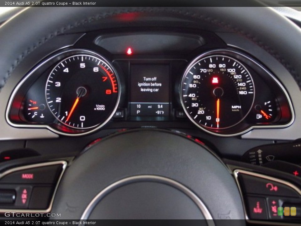 Black Interior Gauges for the 2014 Audi A5 2.0T quattro Coupe #84508557