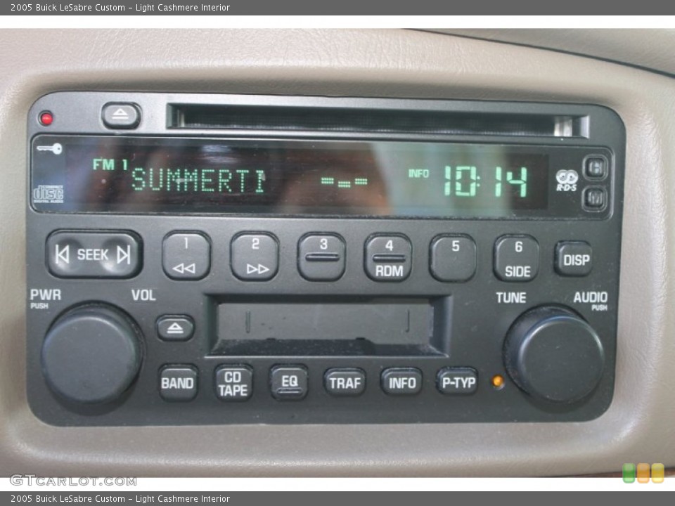 Light Cashmere Interior Audio System for the 2005 Buick LeSabre Custom #84512649