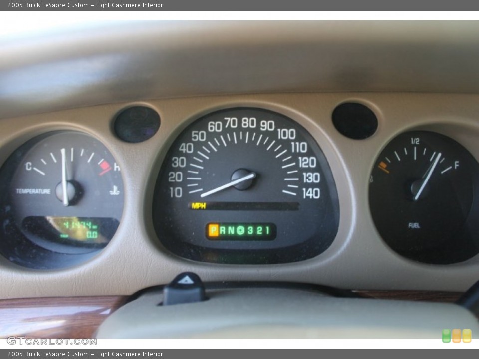 Light Cashmere Interior Gauges for the 2005 Buick LeSabre Custom #84512745