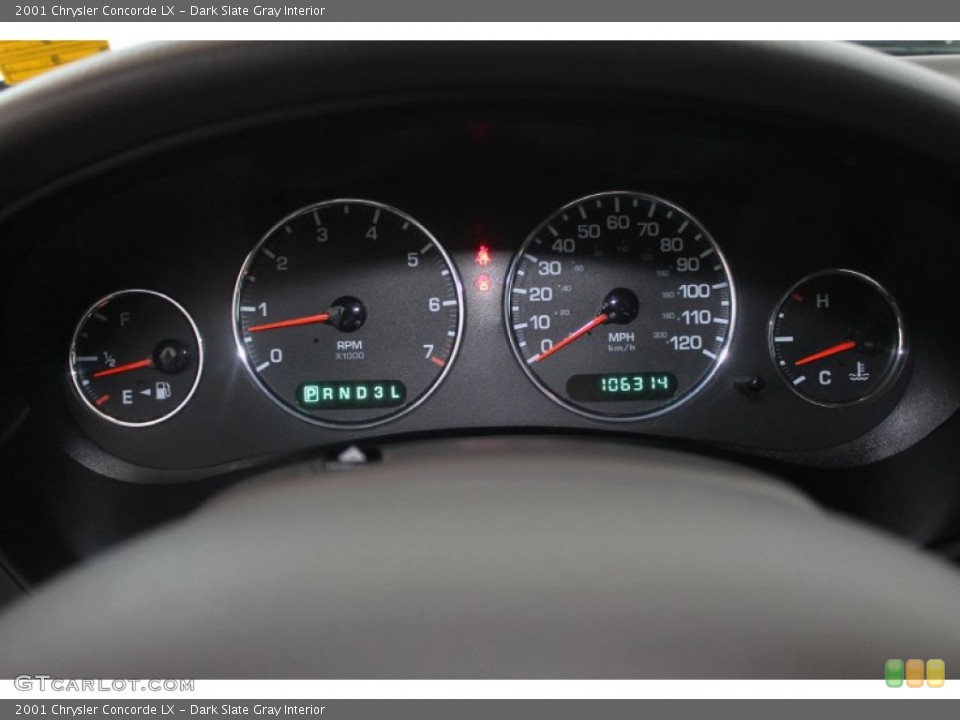 Dark Slate Gray Interior Gauges for the 2001 Chrysler Concorde LX #84513762
