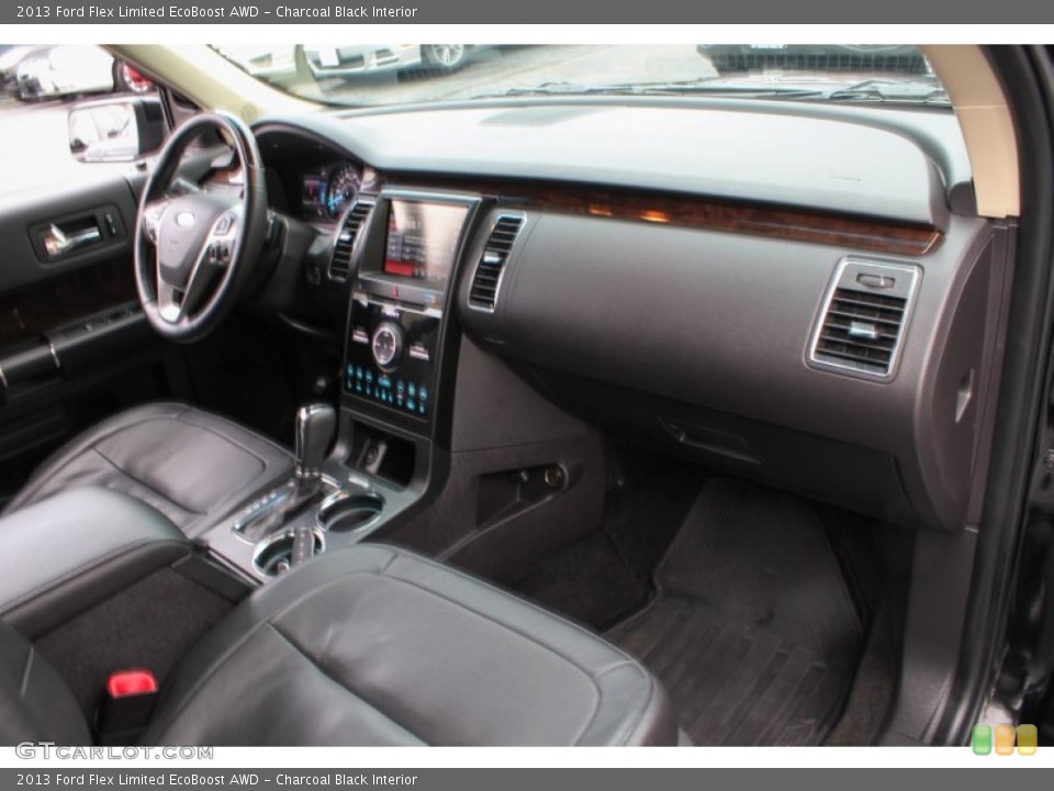 Charcoal Black Interior Dashboard for the 2013 Ford Flex Limited EcoBoost AWD #84515643