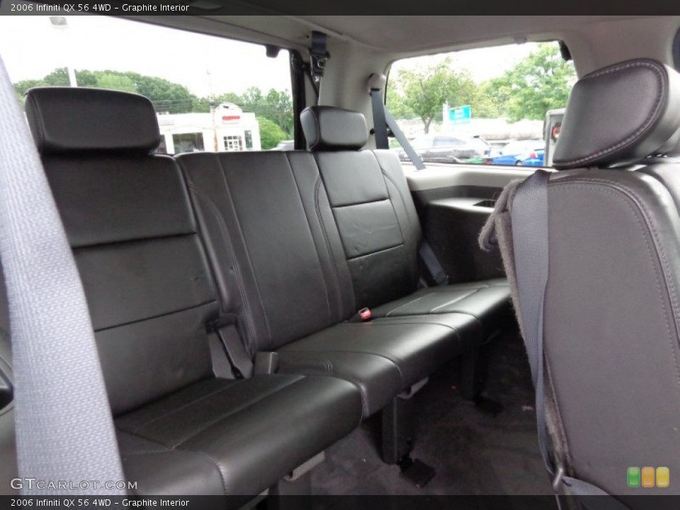 Graphite Interior Rear Seat for the 2006 Infiniti QX 56 4WD #84515730