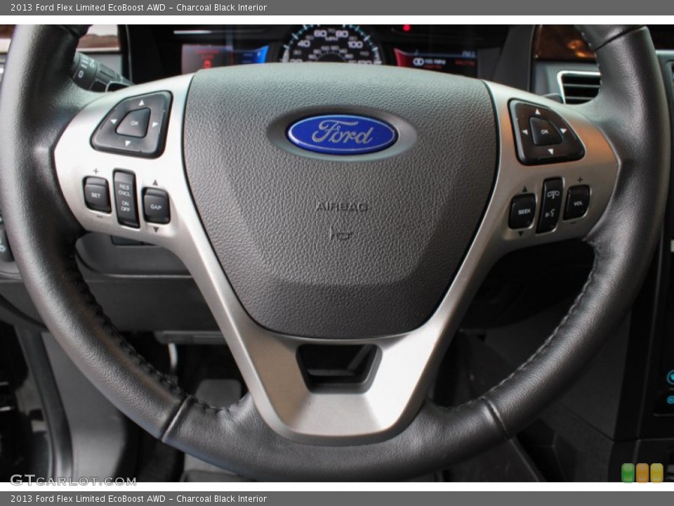Charcoal Black Interior Controls for the 2013 Ford Flex Limited EcoBoost AWD #84515748