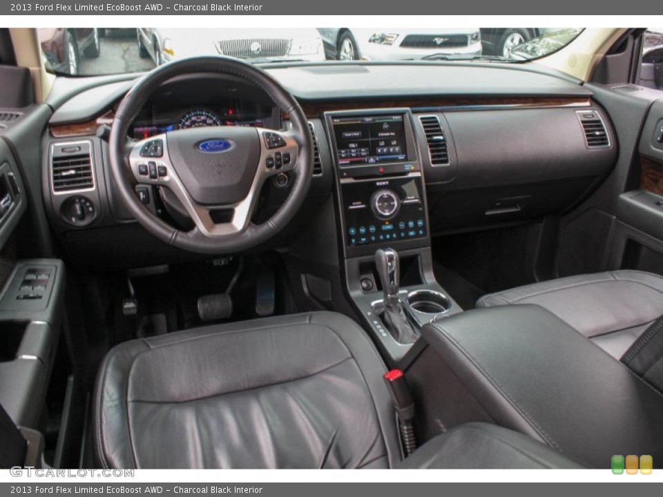 Charcoal Black Interior Prime Interior for the 2013 Ford Flex Limited EcoBoost AWD #84515760