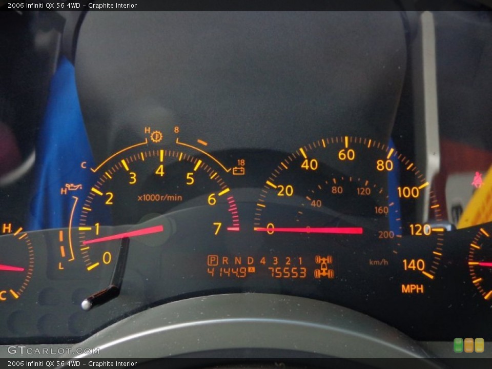 Graphite Interior Gauges for the 2006 Infiniti QX 56 4WD #84515787