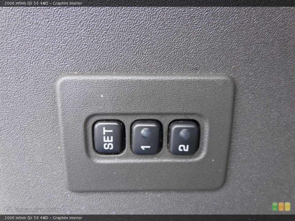 Graphite Interior Controls for the 2006 Infiniti QX 56 4WD #84515835