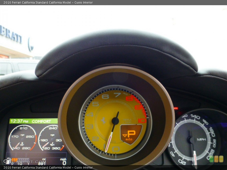 Cuoio Interior Gauges for the 2010 Ferrari California  #84516837
