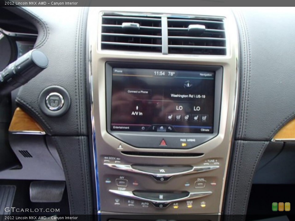 Canyon Interior Controls for the 2012 Lincoln MKX AWD #84519772