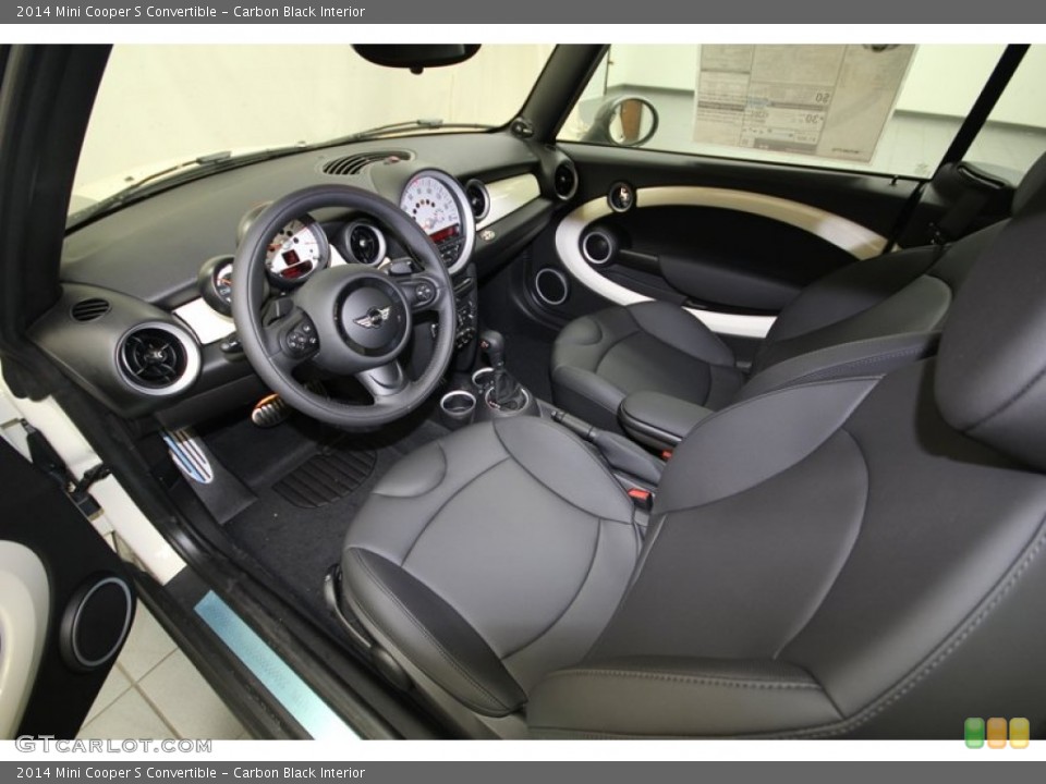 Carbon Black Interior Photo for the 2014 Mini Cooper S Convertible #84520006
