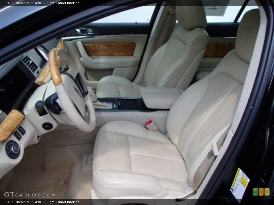 Light Camel Interior Front Seat for the 2012 Lincoln MKS AWD #84520201