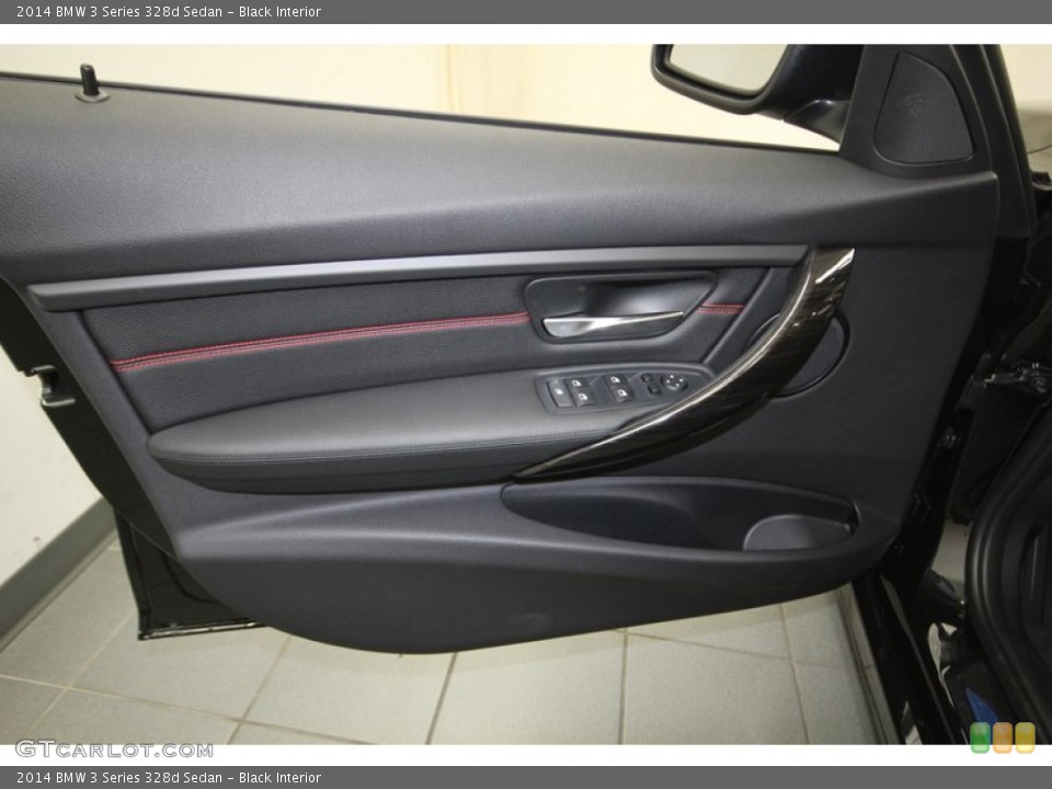 Black Interior Door Panel for the 2014 BMW 3 Series 328d Sedan #84521563