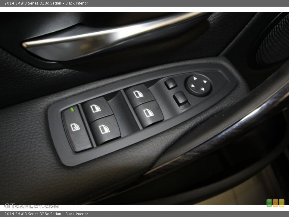 Black Interior Controls for the 2014 BMW 3 Series 328d Sedan #84521584