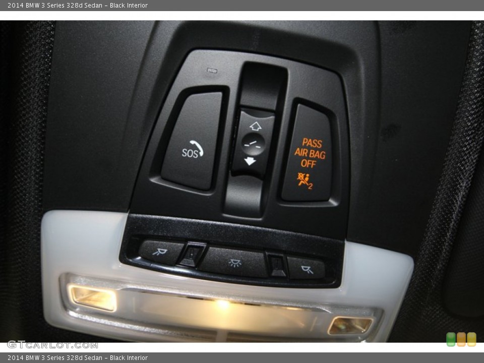 Black Interior Controls for the 2014 BMW 3 Series 328d Sedan #84521635