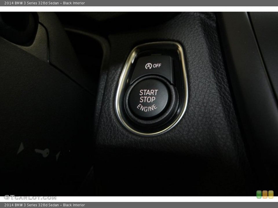 Black Interior Controls for the 2014 BMW 3 Series 328d Sedan #84521842