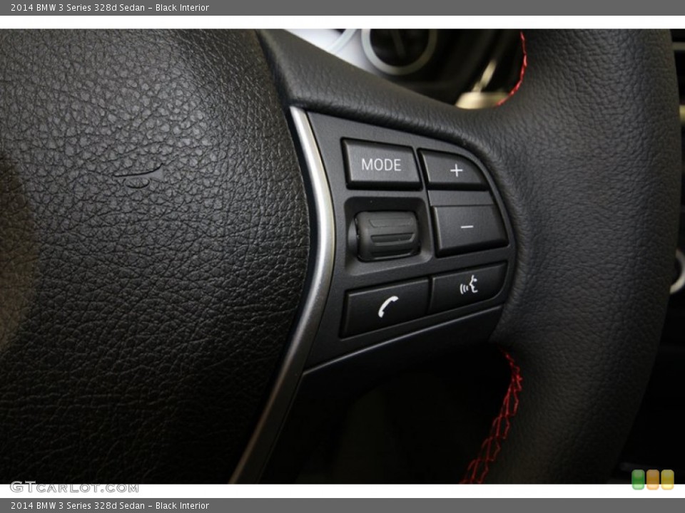 Black Interior Controls for the 2014 BMW 3 Series 328d Sedan #84521869
