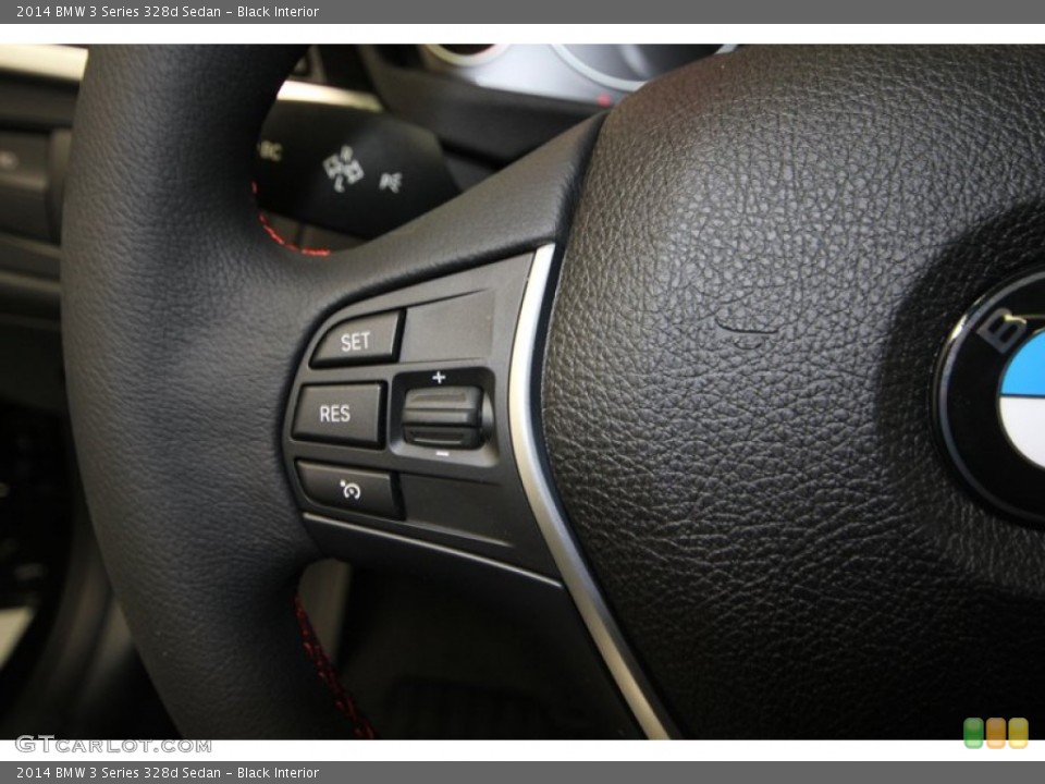 Black Interior Controls for the 2014 BMW 3 Series 328d Sedan #84521893
