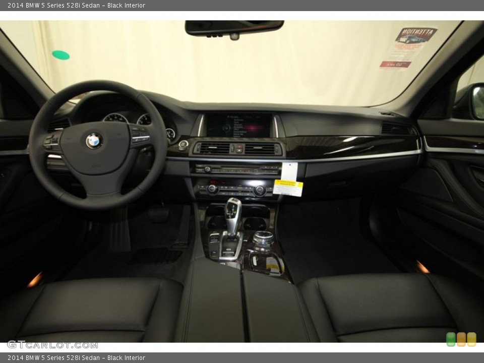 Black Interior Dashboard for the 2014 BMW 5 Series 528i Sedan #84522129