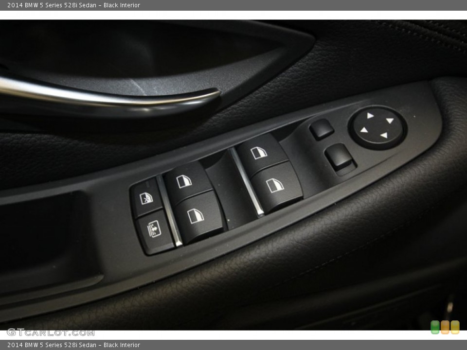Black Interior Controls for the 2014 BMW 5 Series 528i Sedan #84522367