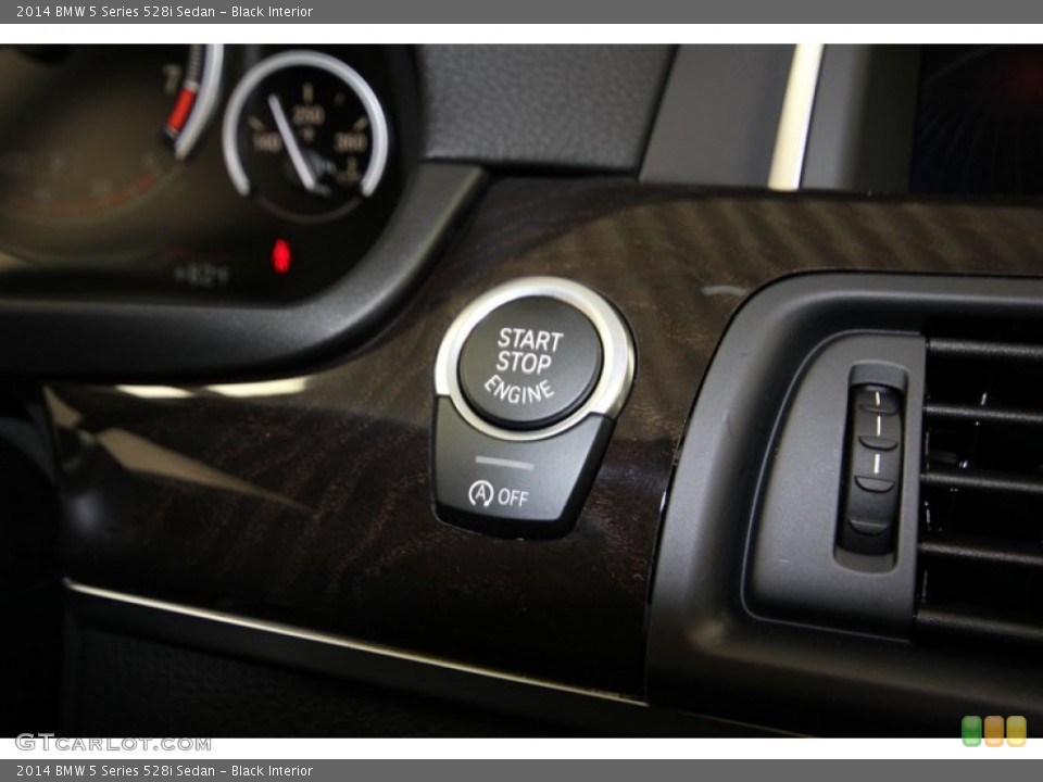 Black Interior Controls for the 2014 BMW 5 Series 528i Sedan #84522640