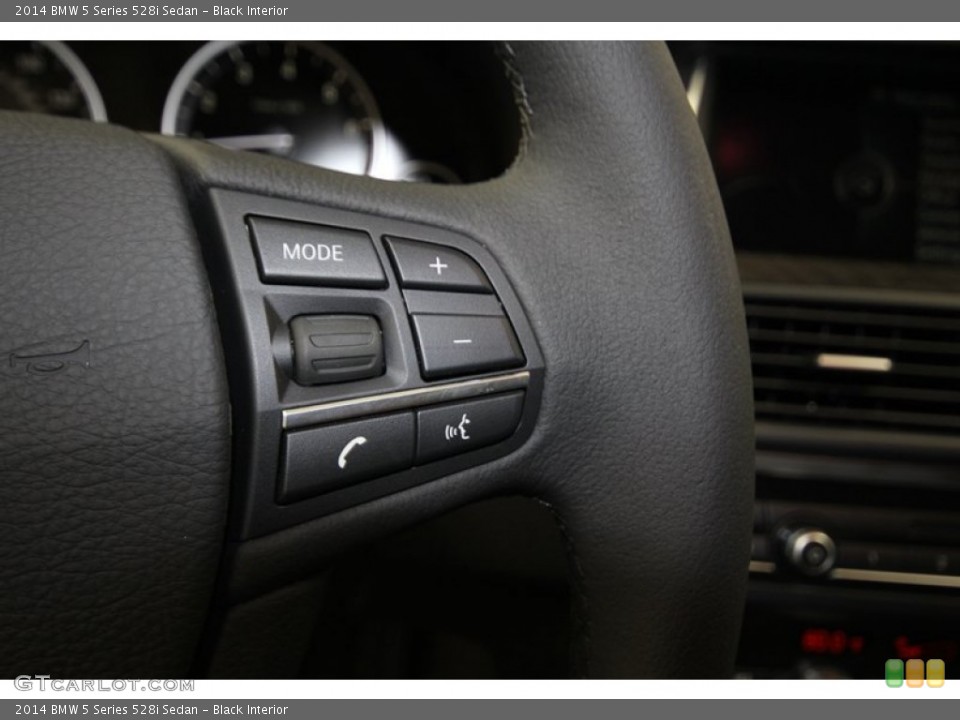 Black Interior Controls for the 2014 BMW 5 Series 528i Sedan #84522664