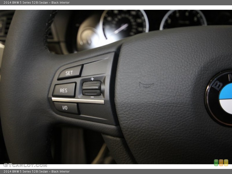 Black Interior Controls for the 2014 BMW 5 Series 528i Sedan #84522685