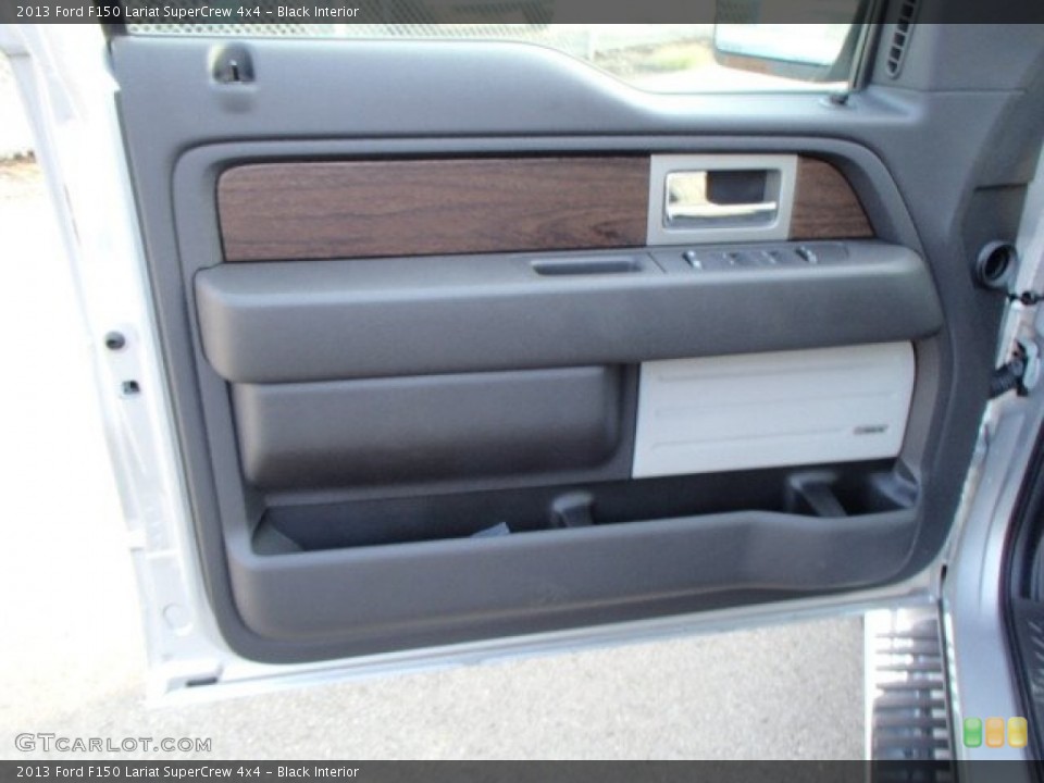 Black Interior Door Panel for the 2013 Ford F150 Lariat SuperCrew 4x4 #84529987