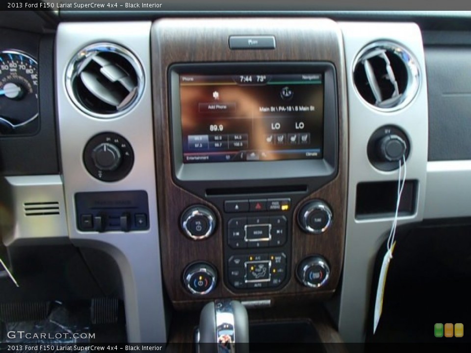 Black Interior Controls for the 2013 Ford F150 Lariat SuperCrew 4x4 #84530138