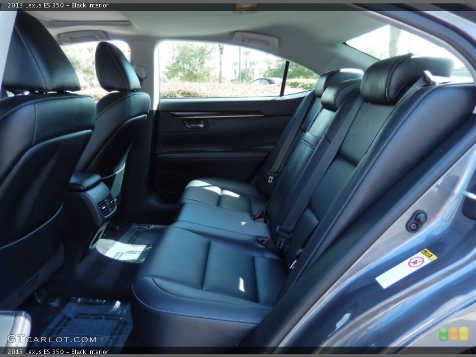 Black Interior Rear Seat for the 2013 Lexus ES 350 #84533356