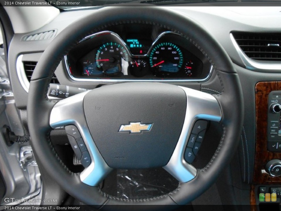 Ebony Interior Steering Wheel for the 2014 Chevrolet Traverse LT #84533389