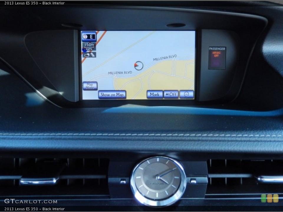 Black Interior Navigation for the 2013 Lexus ES 350 #84533518