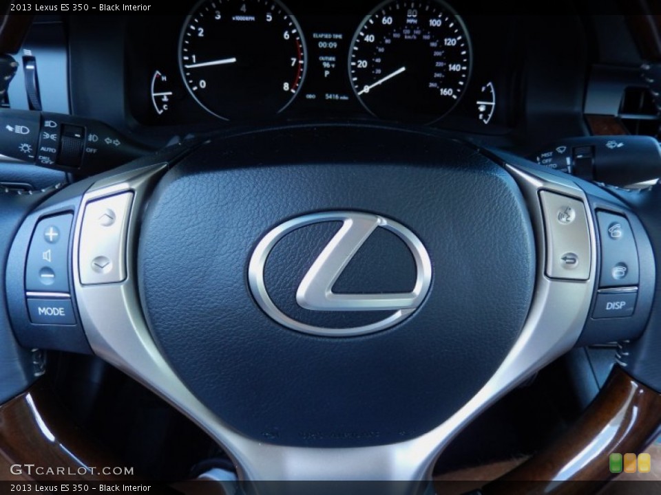 Black Interior Steering Wheel for the 2013 Lexus ES 350 #84533632