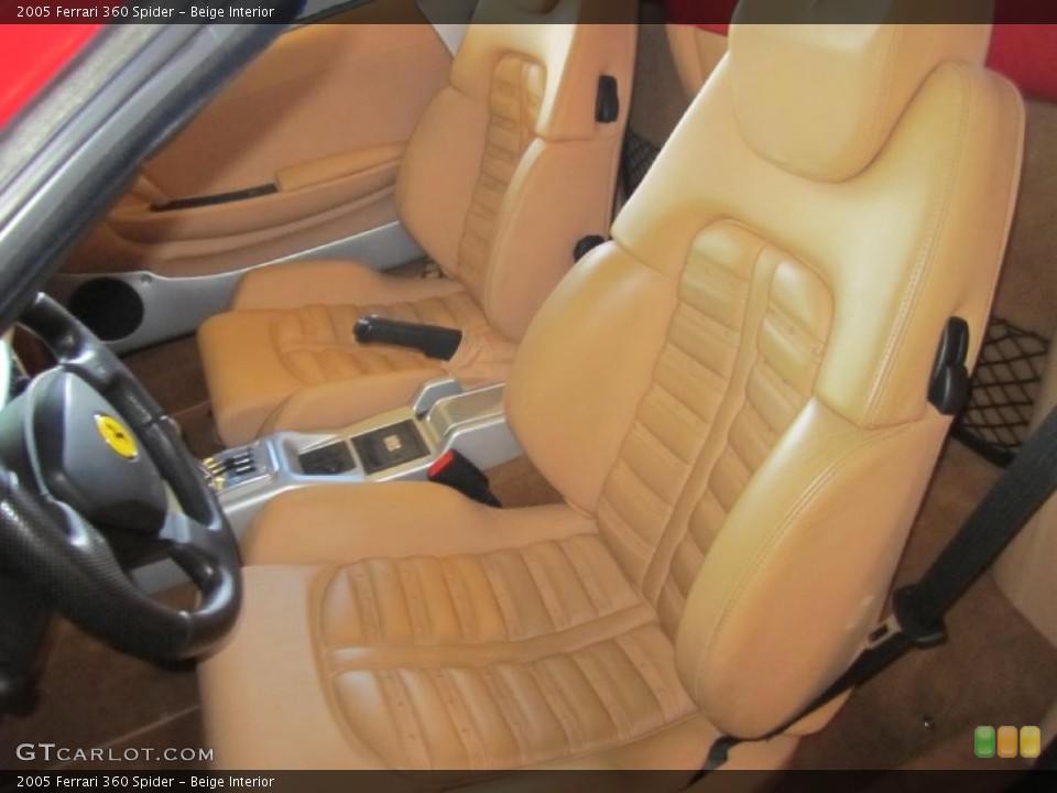 Beige Interior Front Seat for the 2005 Ferrari 360 Spider #84534544