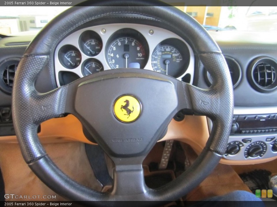 Beige Interior Steering Wheel for the 2005 Ferrari 360 Spider #84534613