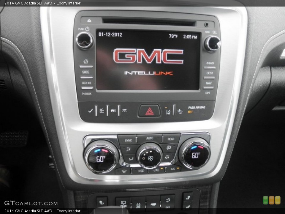 Ebony Interior Controls for the 2014 GMC Acadia SLT AWD #84535679