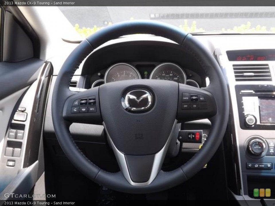 Sand Interior Steering Wheel for the 2013 Mazda CX-9 Touring #84535861