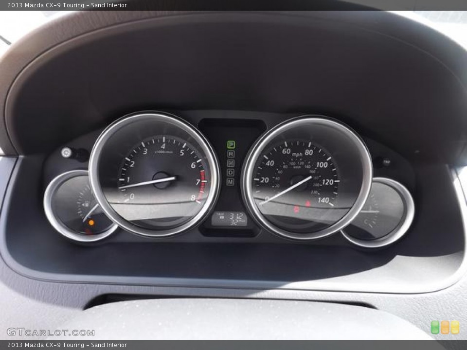 Sand Interior Gauges for the 2013 Mazda CX-9 Touring #84535879