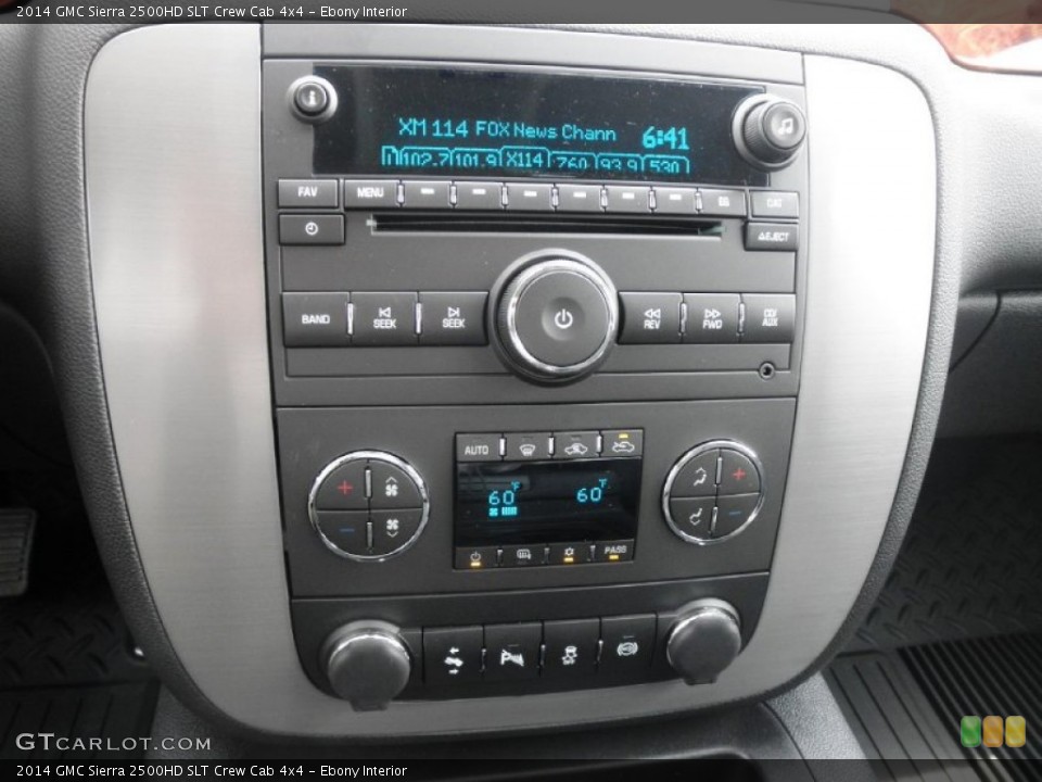 Ebony Interior Controls for the 2014 GMC Sierra 2500HD SLT Crew Cab 4x4 #84536530