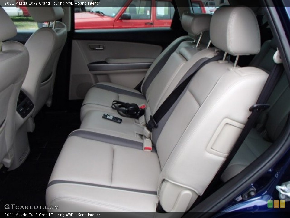 Sand Interior Rear Seat for the 2011 Mazda CX-9 Grand Touring AWD #84537844