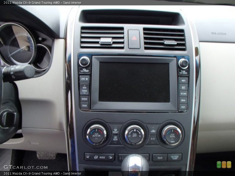 Sand Interior Controls for the 2011 Mazda CX-9 Grand Touring AWD #84537931