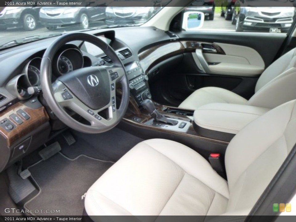 Taupe Interior Prime Interior for the 2011 Acura MDX Advance #84538186