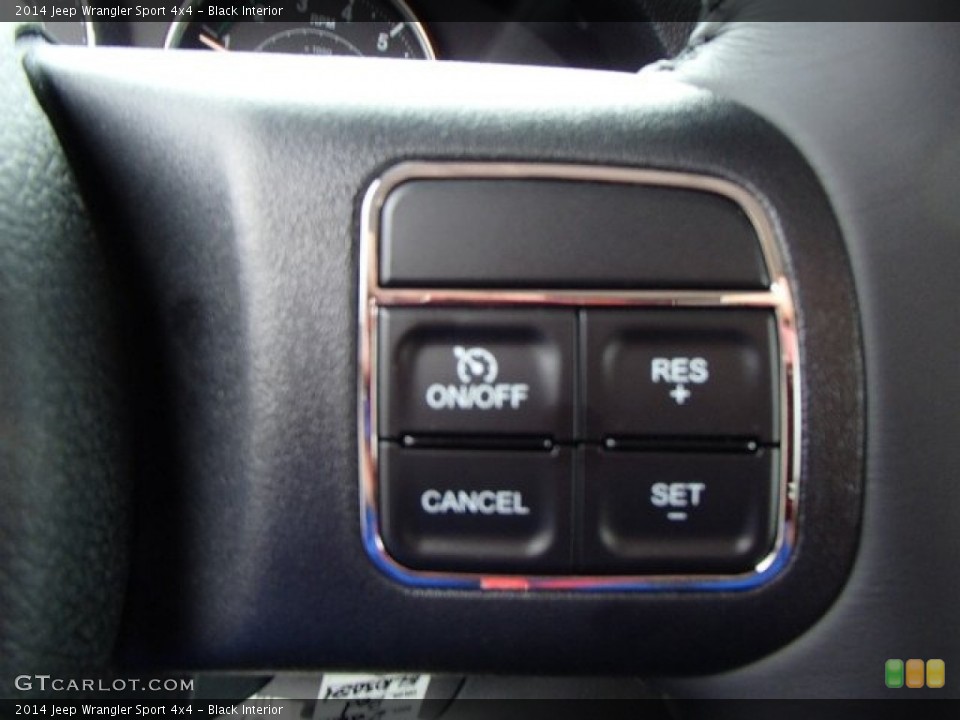 Black Interior Controls for the 2014 Jeep Wrangler Sport 4x4 #84540181