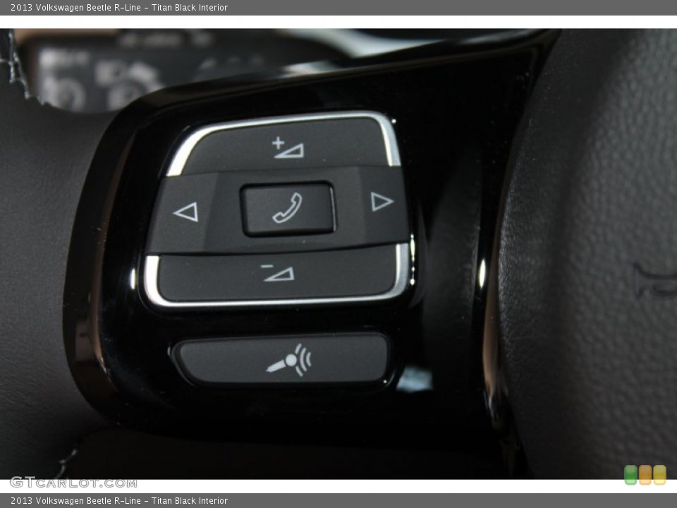 Titan Black Interior Controls for the 2013 Volkswagen Beetle R-Line #84540919