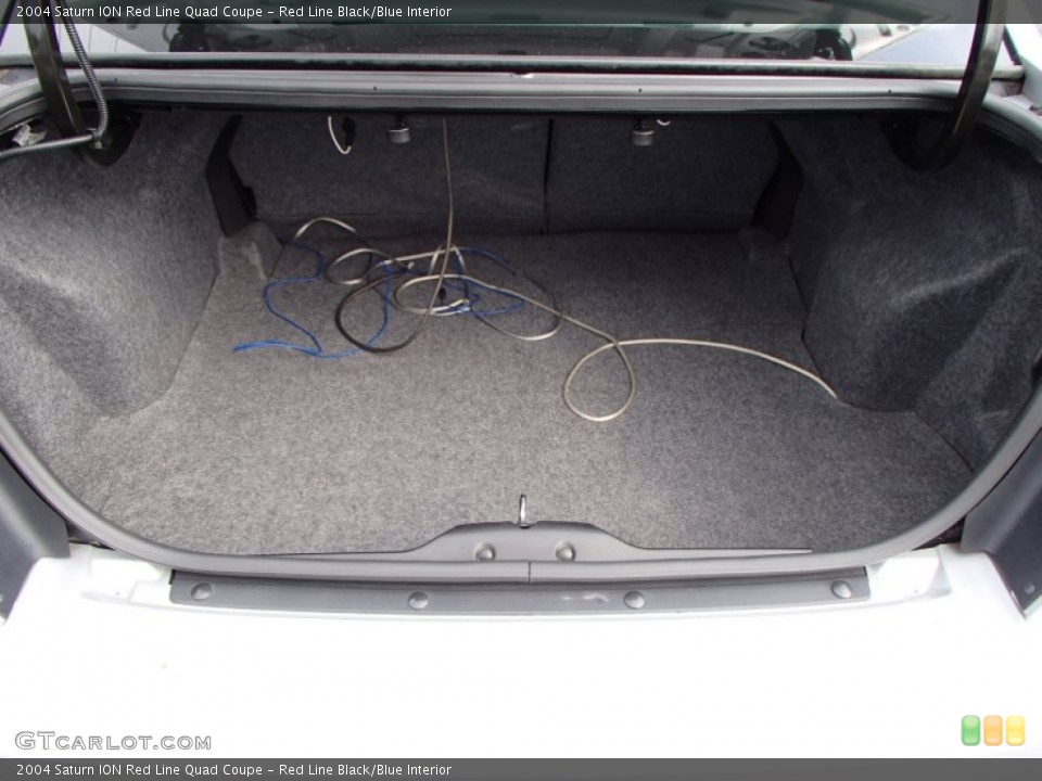 Red Line Black/Blue Interior Trunk for the 2004 Saturn ION Red Line Quad Coupe #84543801