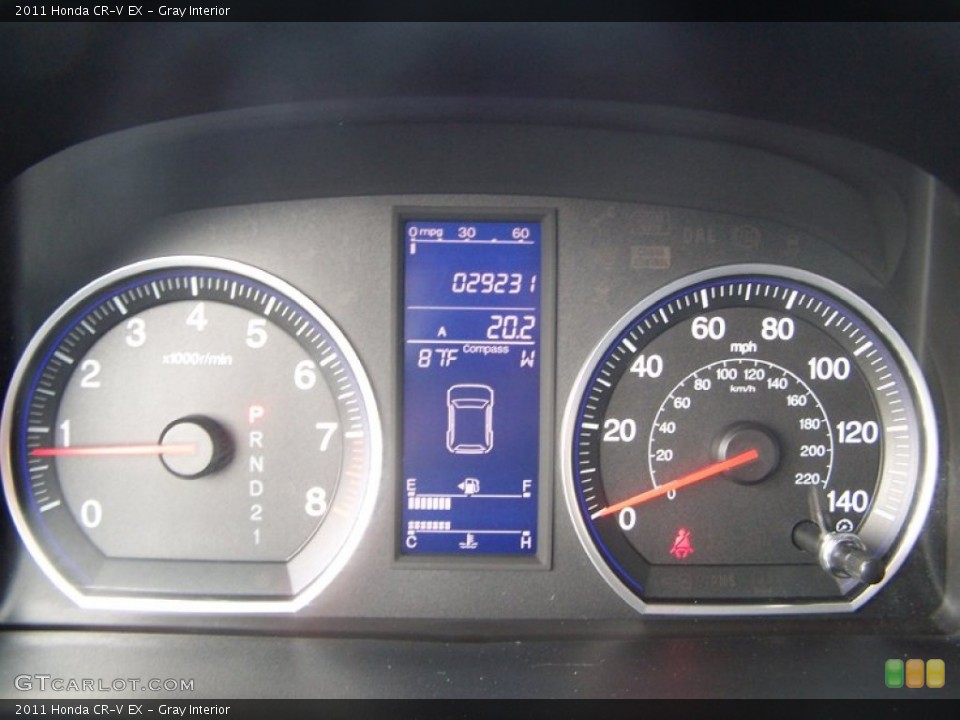 Gray Interior Gauges for the 2011 Honda CR-V EX #84544009