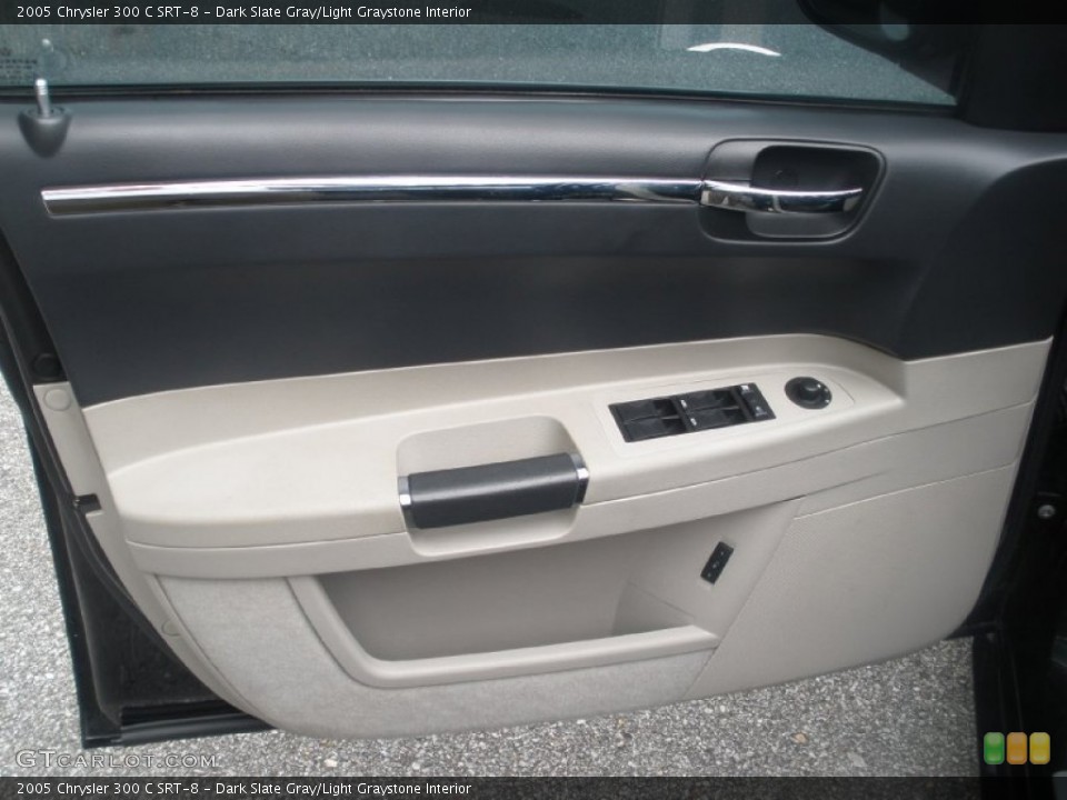 Dark Slate Gray/Light Graystone Interior Door Panel for the 2005 Chrysler 300 C SRT-8 #84544510